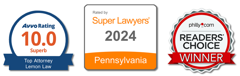 Pittsburgh Pennsylvania Lemon Law Awards